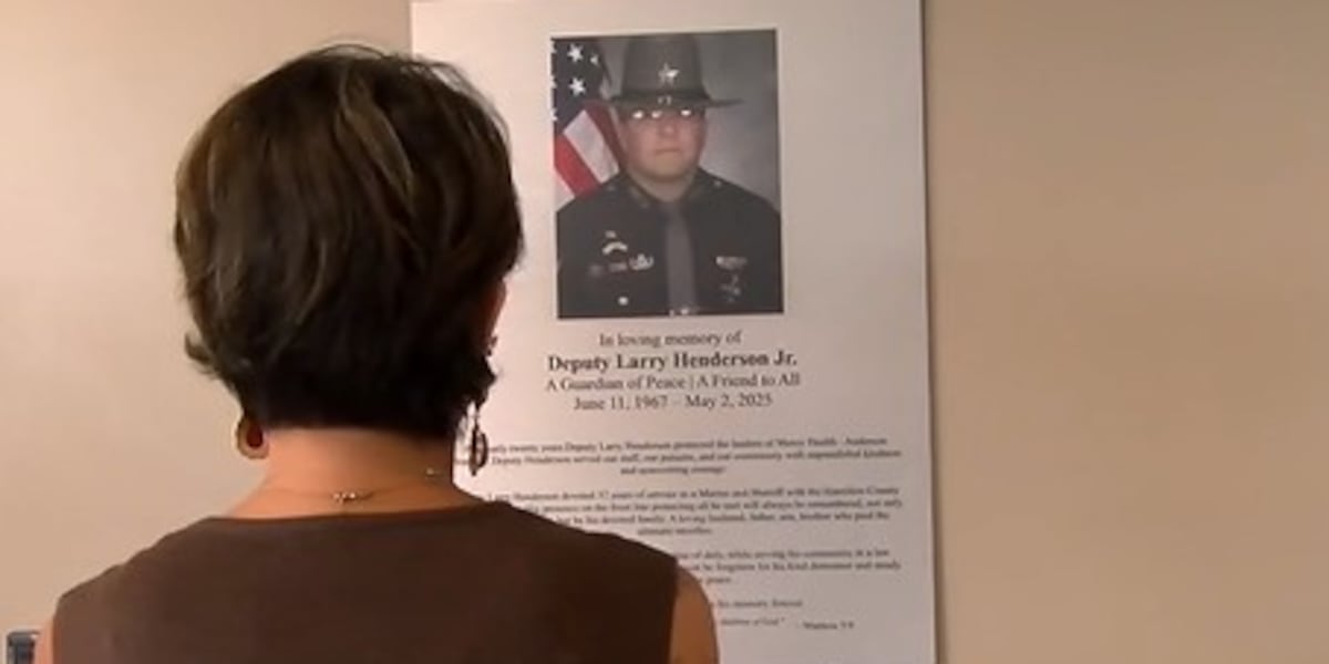 Deputy Larry Henderson, killed in 2025 UC graduation crash, honored with new plaque