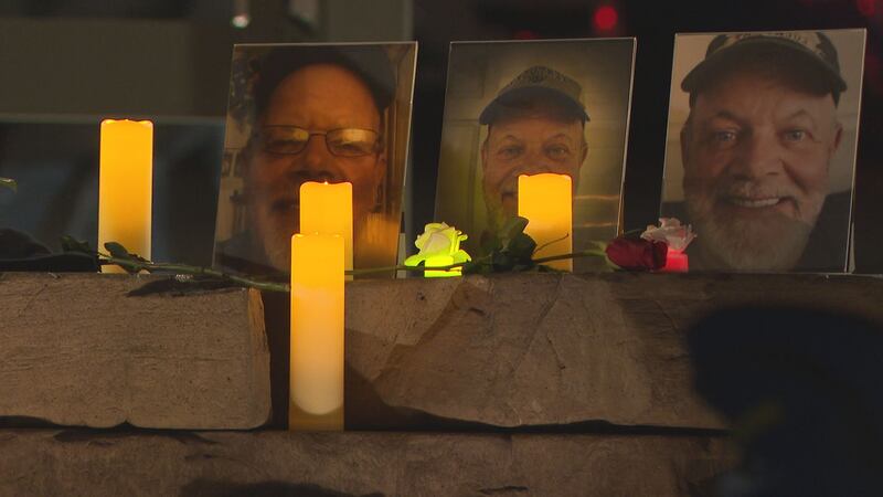 Thursday night, the community honored the life of Doug Harless with a vigil at the city town...