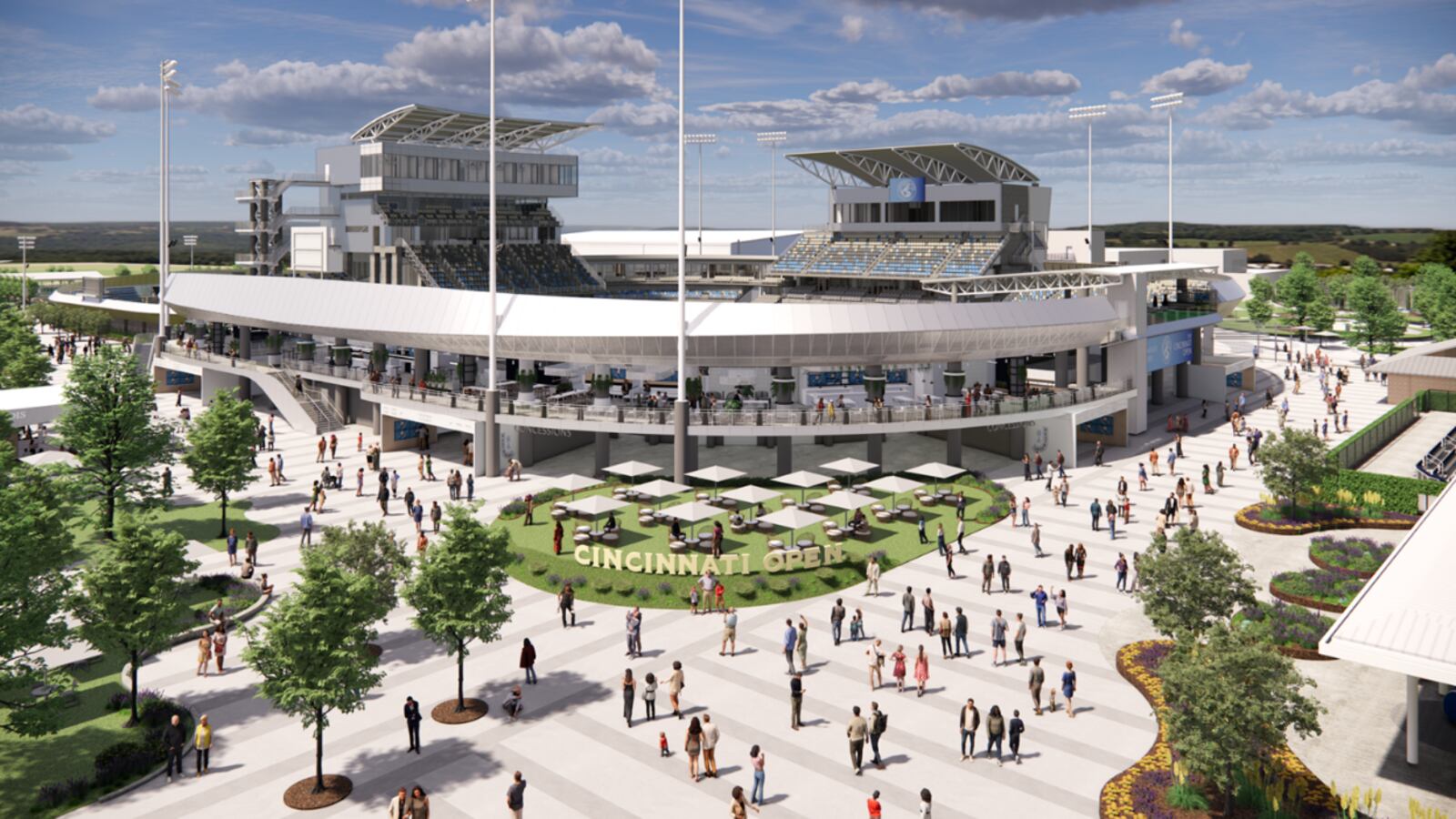 Cincinnati Open shares new renderings of 2025 transformation at Lindner