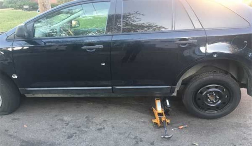 Car Ridled In Bullets Cars riddled with bullets in East Price Hill