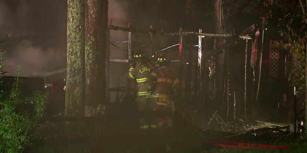 Crews respond to fully engulfed fire in Clermont County