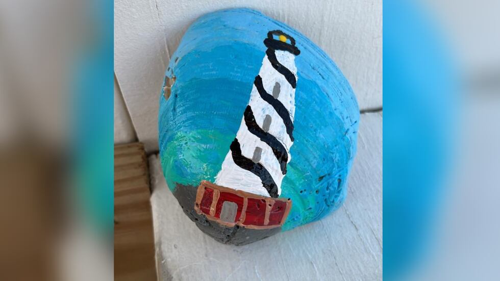 Seahawk Painted Rocks Painted rocks scattered across the globe to spark joy