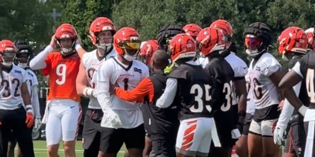 Tempers flare at Bengals practice as Ja'Marr Chase, teammate get into it