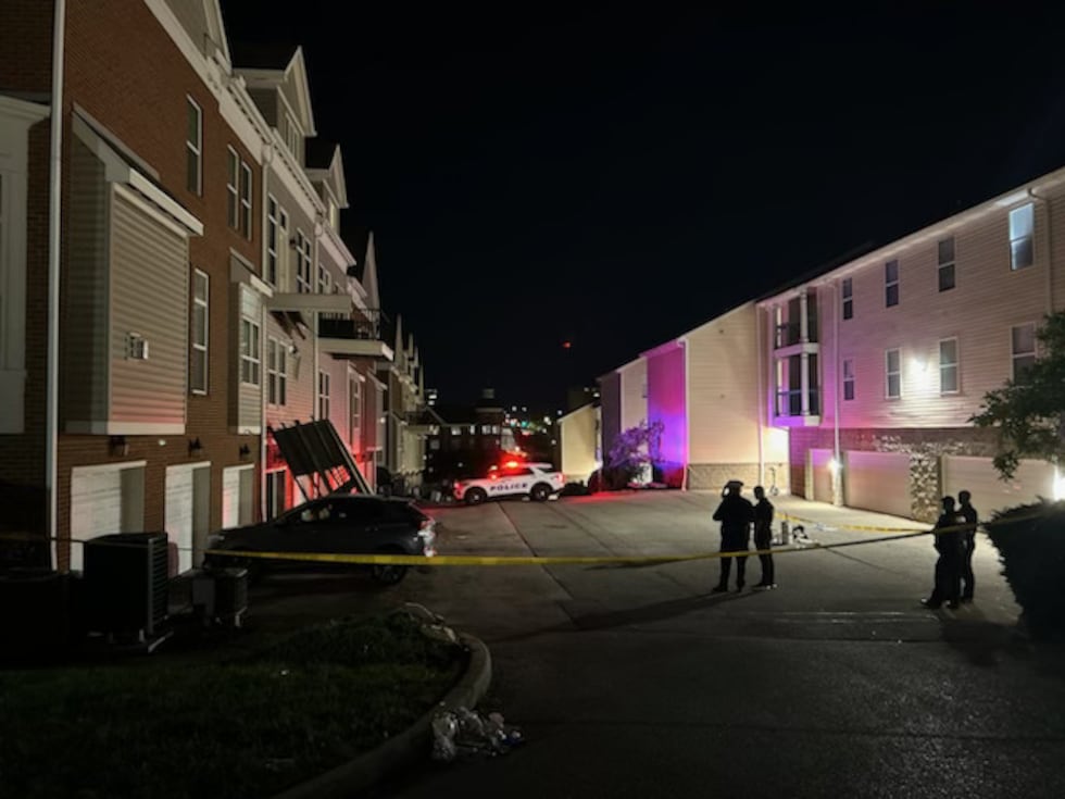 Several people were injured after a balcony fell in Corryville Friday evening, firefighters said.