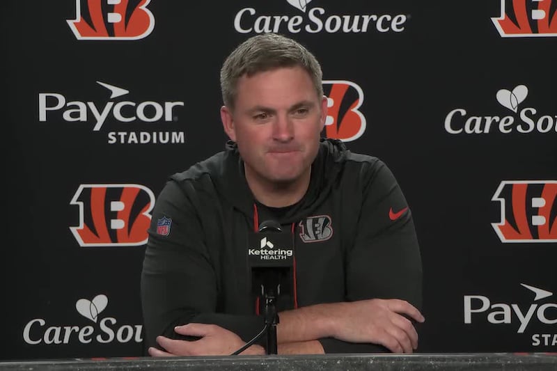 Zac Taylor met with the media two days after the Bengals pulled off the blockbuster trade with...