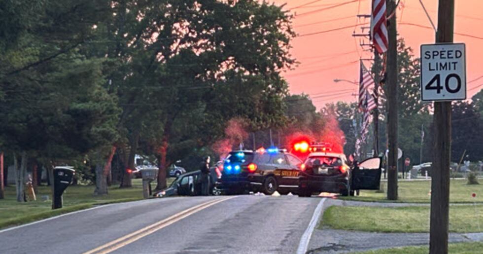 Authorities are on scene investigating a crash involving a motorcycle and an SUV in western...