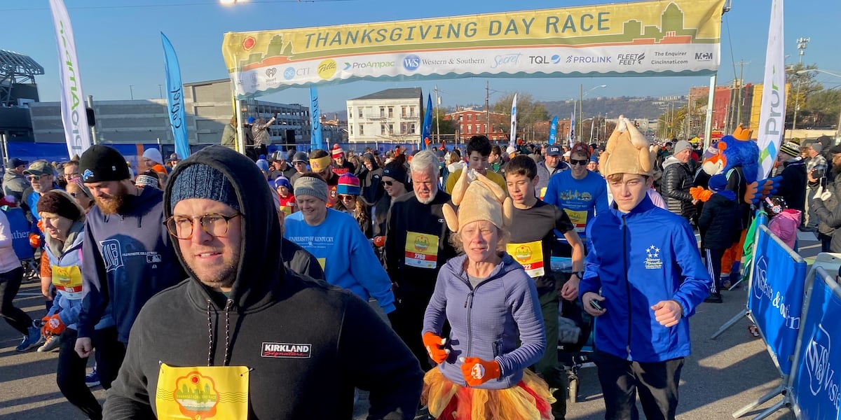 Dozens of roads closed for Thanksgiving Day Race