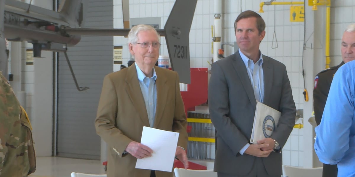 Kentucky Gov. Andy Beshear sends letter to Sen. Mitch McConnell amid hospitalization