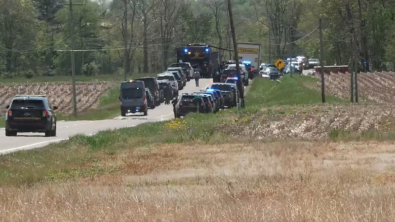 Dozens of first responders swarm Wayne County crime scene in West Salem