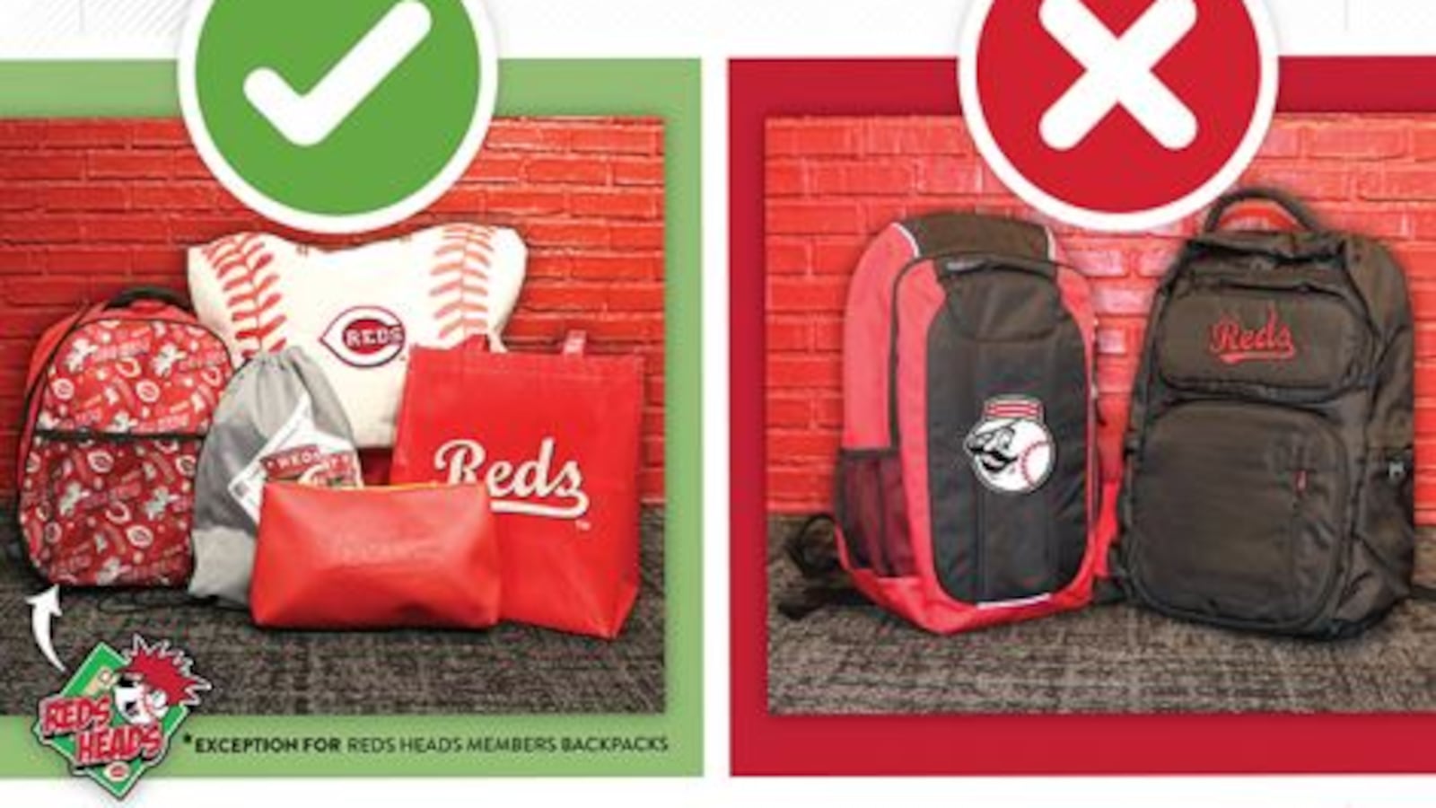 Reds announce new bag policy in effect starting Opening Day