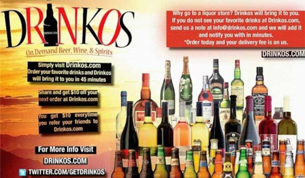 Drinkos.com allows consumers to buy alcohol products online and have them delivered to their...