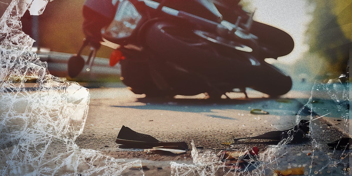 Motorcycle crash in Butler County sends 1 to hospital