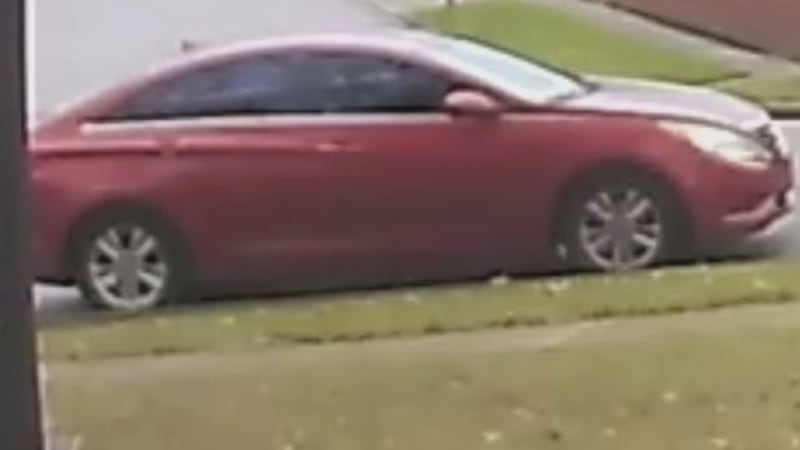 The car theft was caught on Christin Sims' Ring doorbell cam.