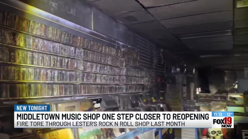 Middletown community supports music shop owner after fire