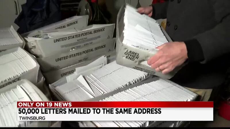 Return to sender; it’s a mail mix up as Twinsburg couple gets 55,000 pieces of mail