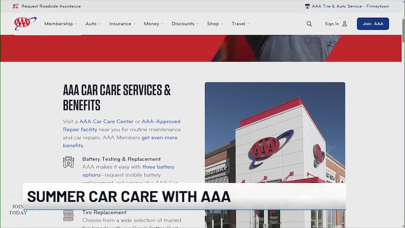 Summer car care with AAA