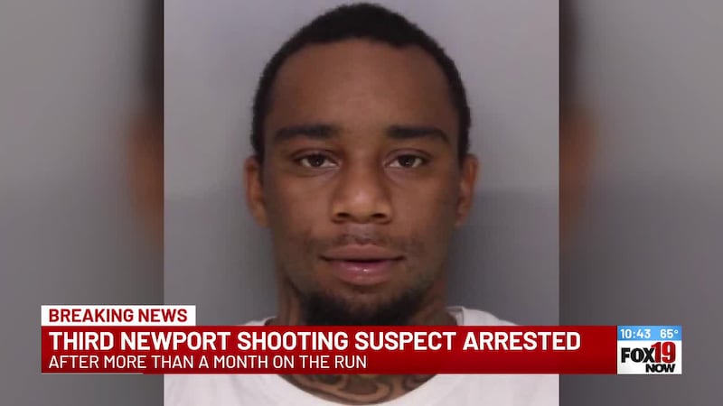 Authorities caught the third suspect involved in a shooting that left one man hospitalized...