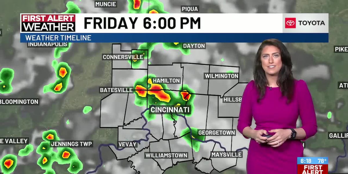Rain, storms Friday and Saturday
