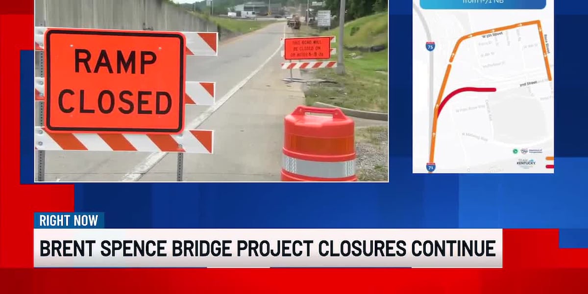 Brent Spence Bridge Corridor Project closures continue