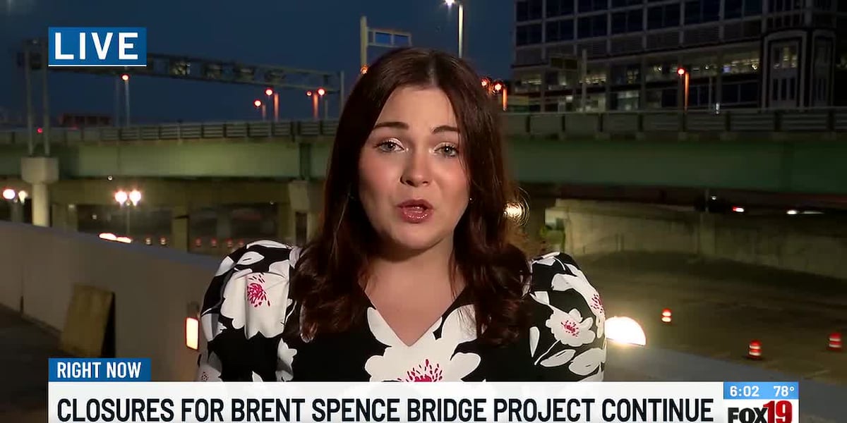 Ramps close Downtown for Brent Spence Bridge project