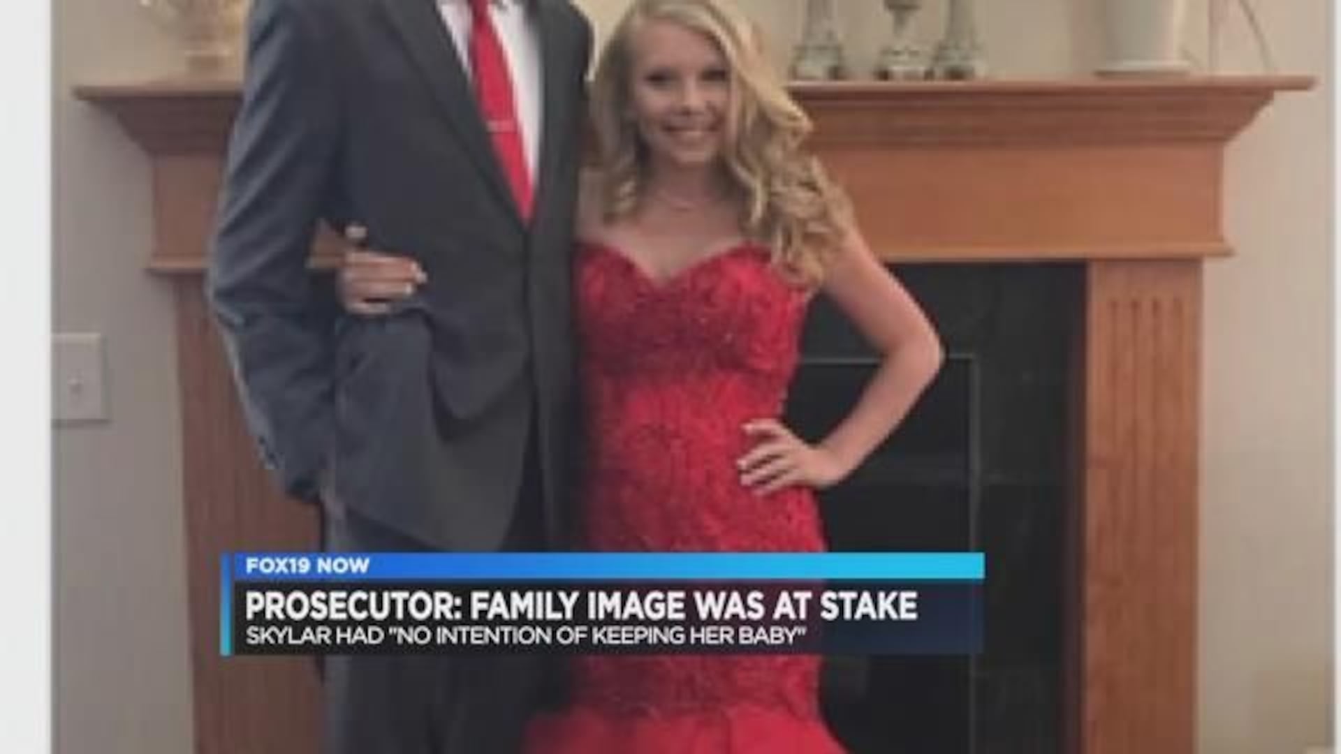 brooke skylar richardson prom dress Moment cheerleader admits using lighter on 'murdered newborn baby'