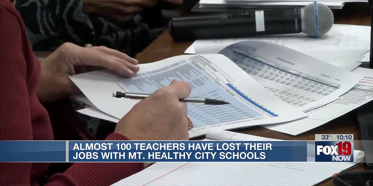 Almost 100 teachers have lost their jobs with Mt. Healthy City Schools