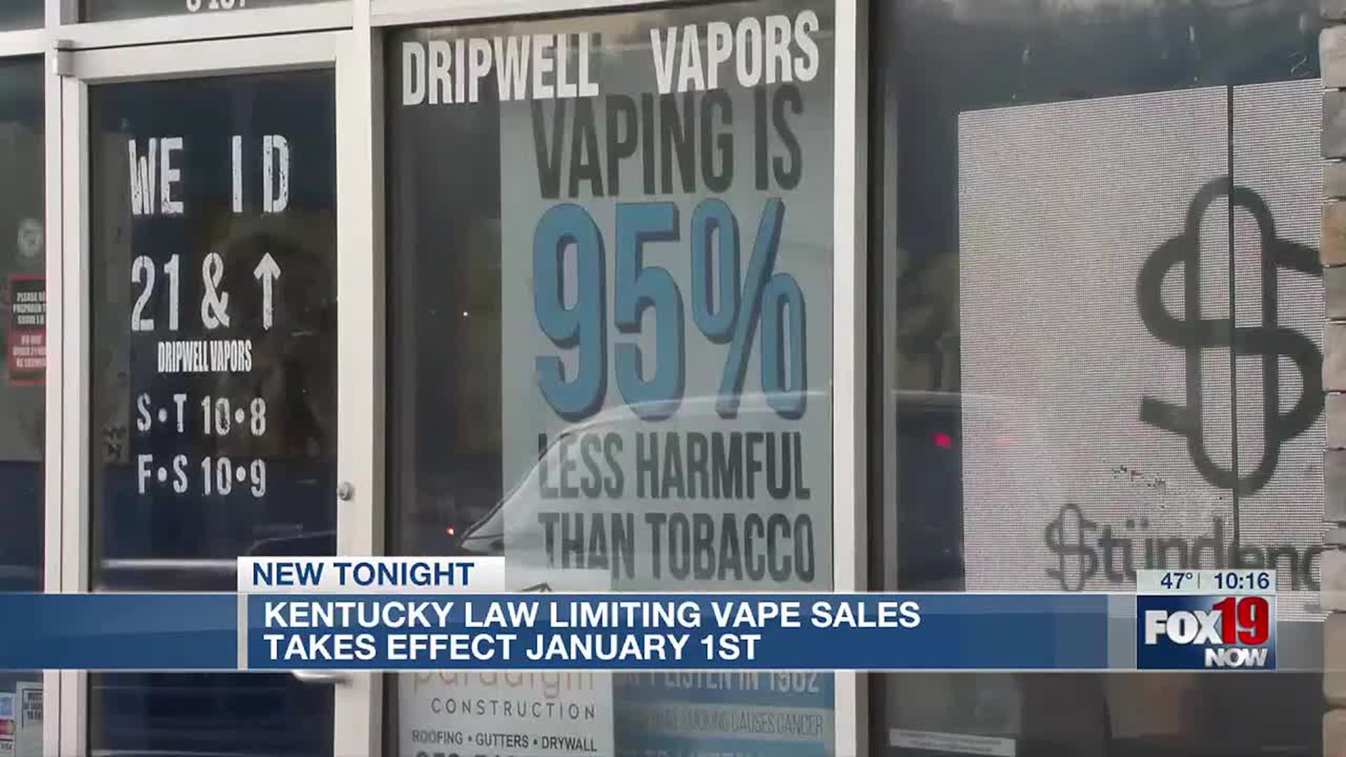 Kentucky law limiting vape sales takes effect Jan. 1 Kentucky law limiting vape sales takes effect Jan. 1
